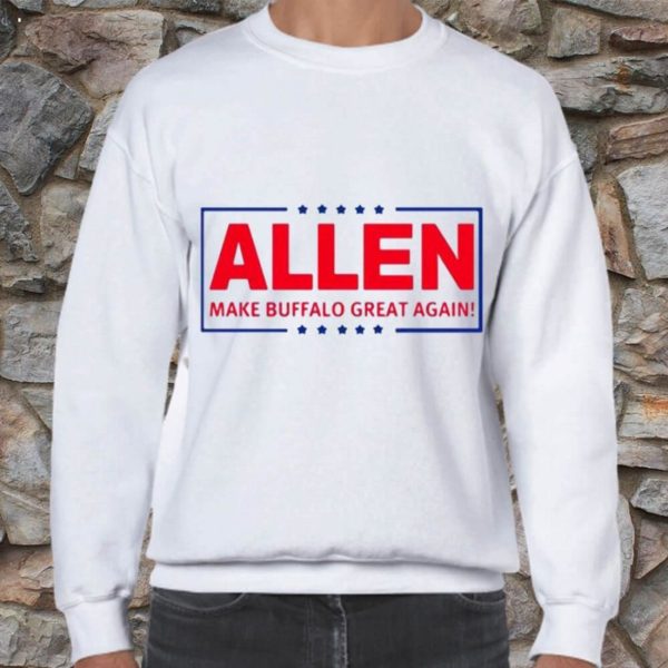 Make Buffalo Great Again Allen Mbga Josh Allen T-Shirt