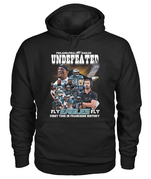 Philadelphia Eagles Fly Eagles Fly Slate Grey hooded sweatshirt