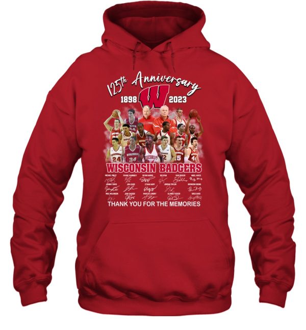 125th Anniversary 1898 – 2023 Wisconsin Badgers T-Shirt