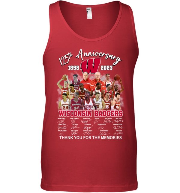 125th Anniversary 1898 – 2023 Wisconsin Badgers T-Shirt