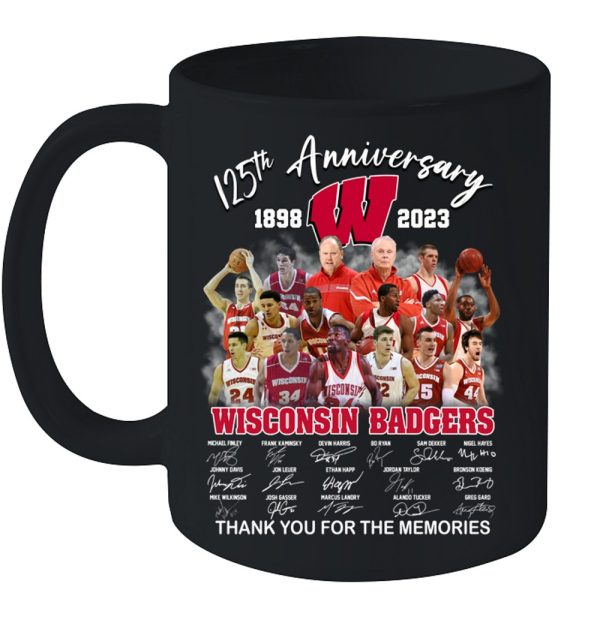 125th Anniversary 1898 – 2023 Wisconsin Badgers T-Shirt