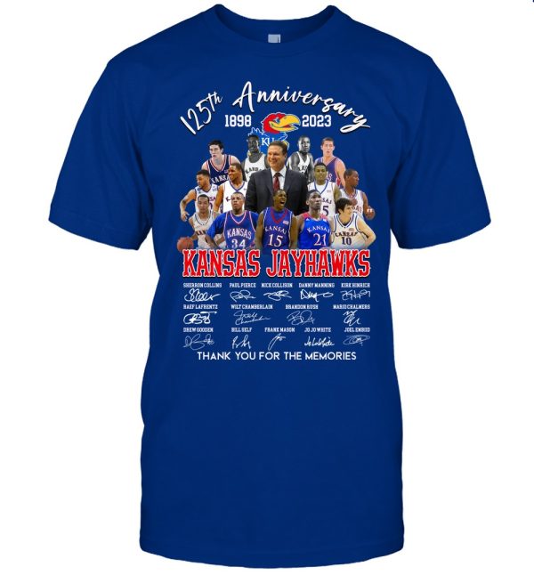 125th Anniversary 1898 – 2023 Kansas Jayhawks T-Shirt