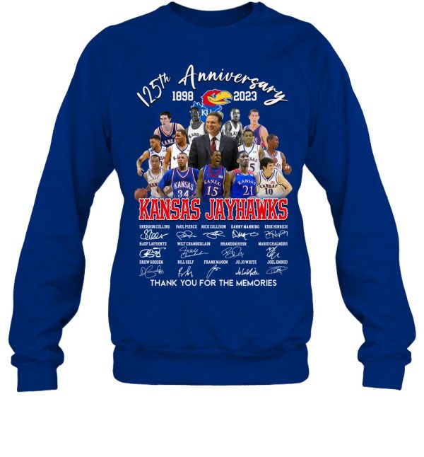 125th Anniversary 1898 – 2023 Kansas Jayhawks T-Shirt