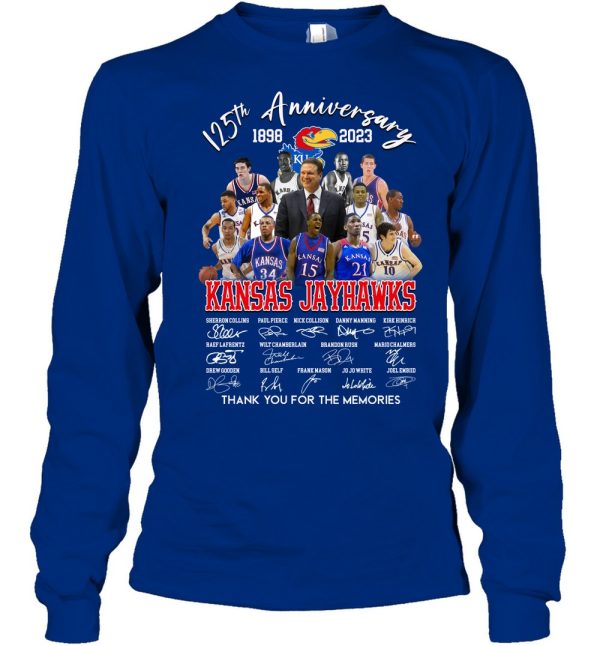 125th Anniversary 1898 – 2023 Kansas Jayhawks T-Shirt