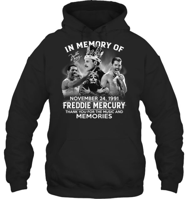 In Memory Of November 24, 1991 – Freddie Mercury T-Shirt