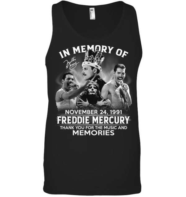 In Memory Of November 24, 1991 – Freddie Mercury T-Shirt