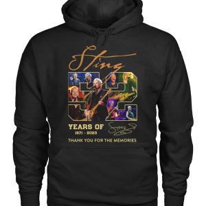 Sting 52 Years Of 1971-2023 T-Shirt