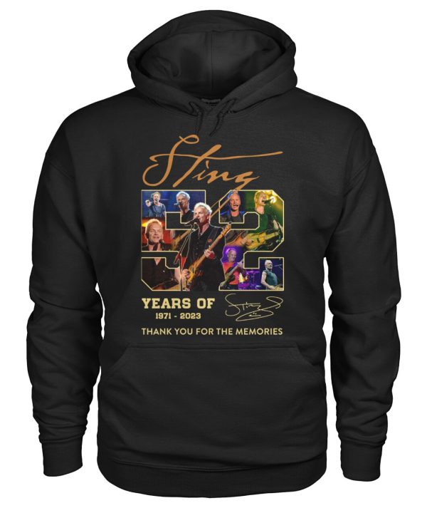 Sting 52 Years Of 1971-2023 T-Shirt