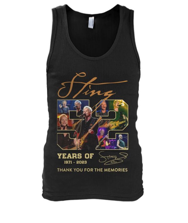 Sting 52 Years Of 1971-2023 T-Shirt