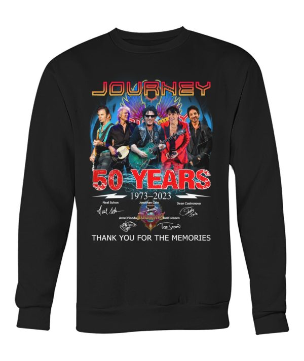 Journey 50 Years Of 1973-2023 T-Shirt