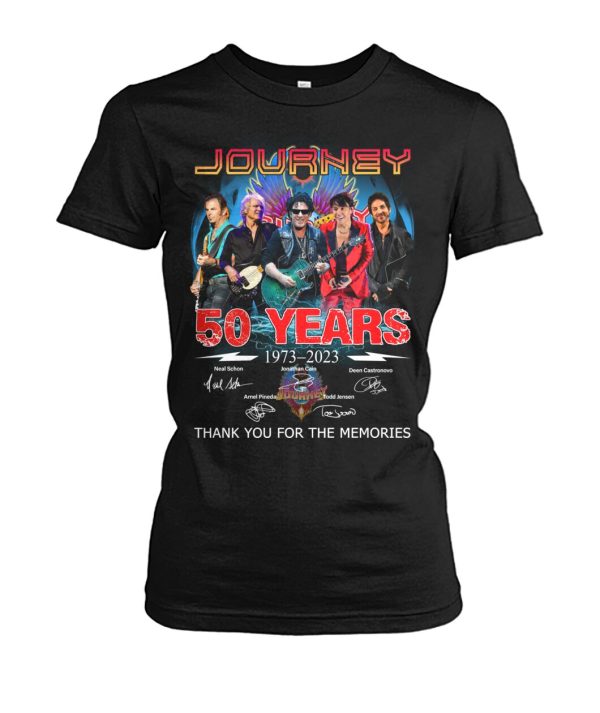 Journey 50 Years Of 1973-2023 T-Shirt