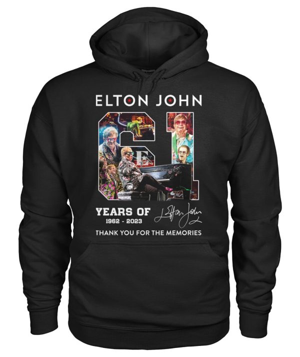 Elton John 61 Years Of 1962-2023 T-Shirt