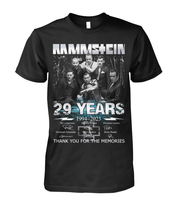 Rammstein 29 Years Of 1994-2023 T-Shirt