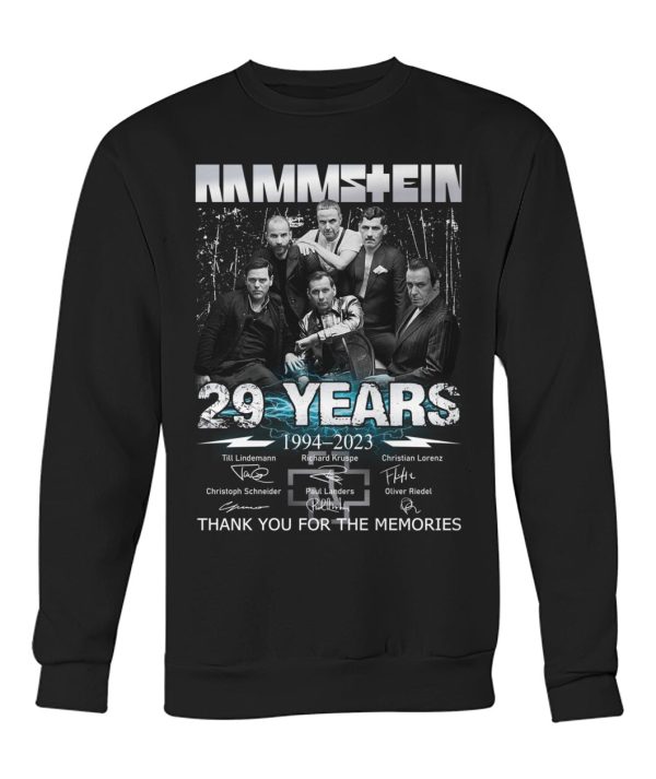 Rammstein 29 Years Of 1994-2023 T-Shirt