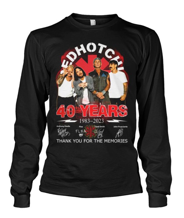 Red Hot Chili Peppers 40 Years Of 1983-2023 T-Shirt