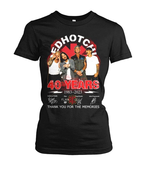 Red Hot Chili Peppers 40 Years Of 1983-2023 T-Shirt