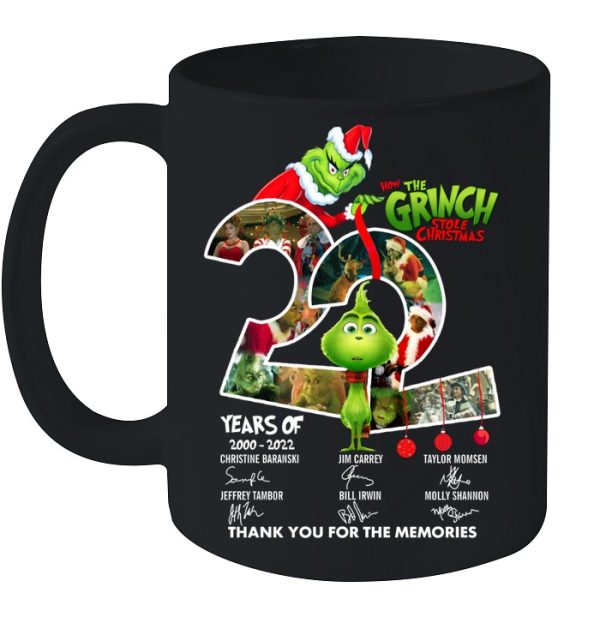 How The Grinch Stole Christmas 22 Years Of 2000-2022  T-Shirt