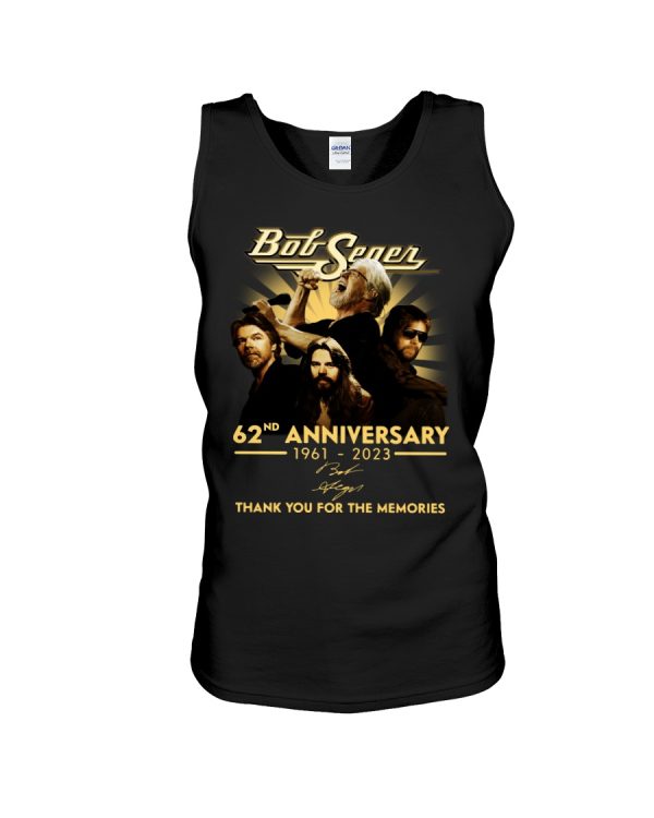 Bob Seger 62nd Anniversary 1961 – 2023 T-Shirt