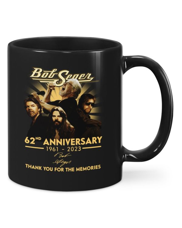 Bob Seger 62nd Anniversary 1961 – 2023 T-Shirt