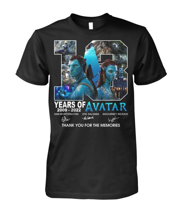 13 Years Of 2009 – 2022 Avatar T-Shirt