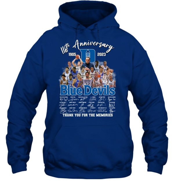 118th Anniversary 1905 – 2023 Blue Devils T-Shirt