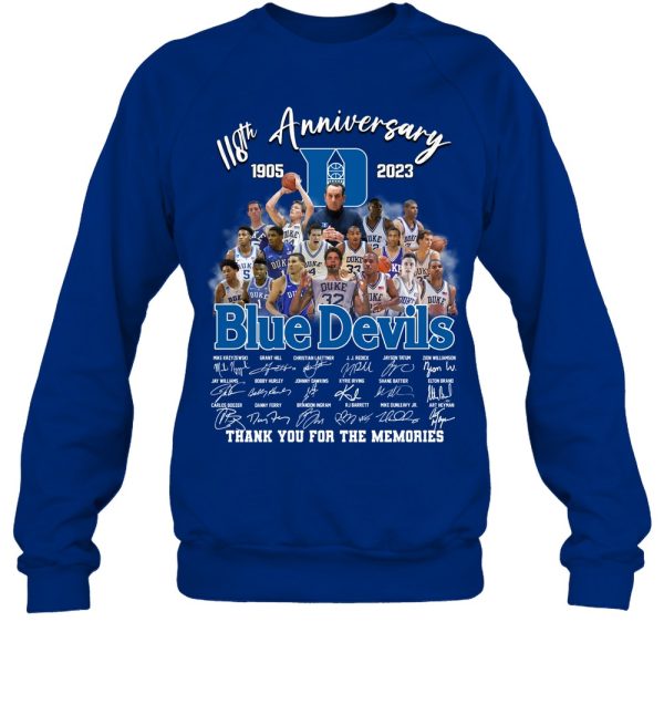 118th Anniversary 1905 – 2023 Blue Devils T-Shirt