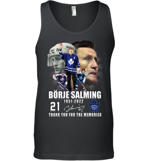 Borje Salming 71 Years Of 1951 – 2022 Thank You For The Memories T-Shirt