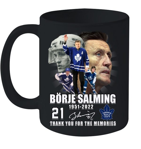 Borje Salming 71 Years Of 1951 – 2022 Thank You For The Memories T-Shirt