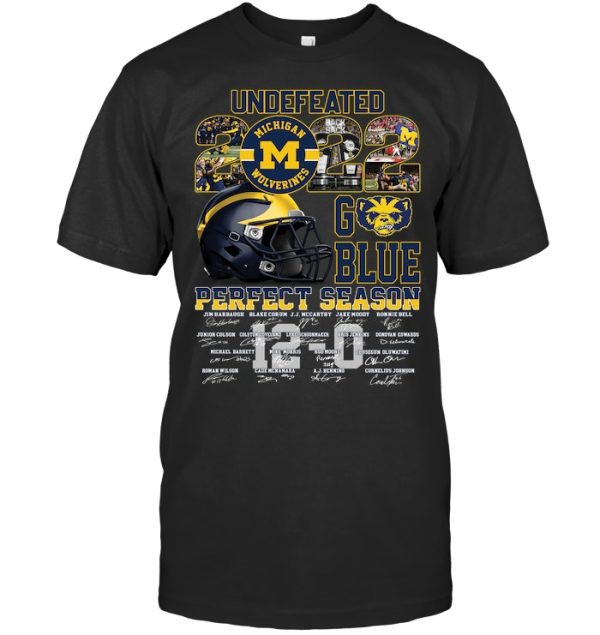 Undefeated Michigan Wolverines 2022 T-Shirt