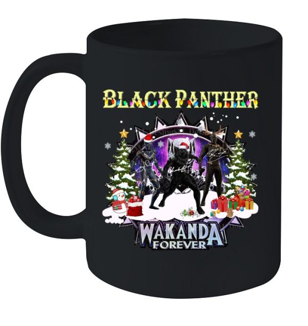 Black Panther Christmas Design Wakanda Forever Unisex T-Shirt