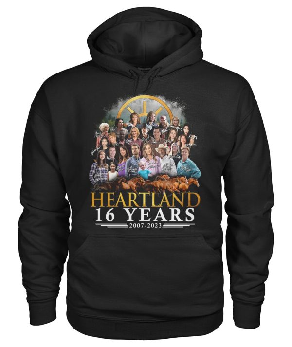 Heartland 16 Years Of 2007 – 2023 Thank You For The Memories T-Shirt