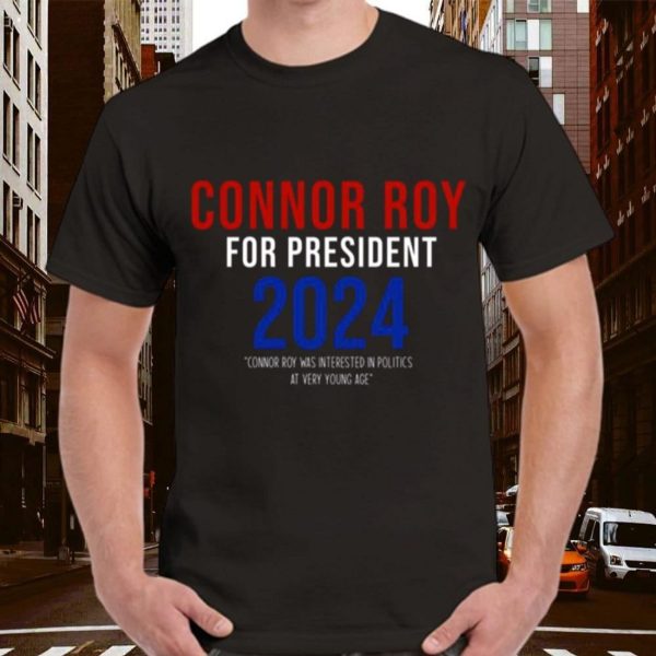 Connor Roy For President Succession Logo T-Shirt