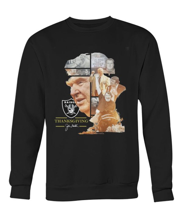 The House That John Madden Built Las Vegas Raiders Thanksgiving T-Shirt