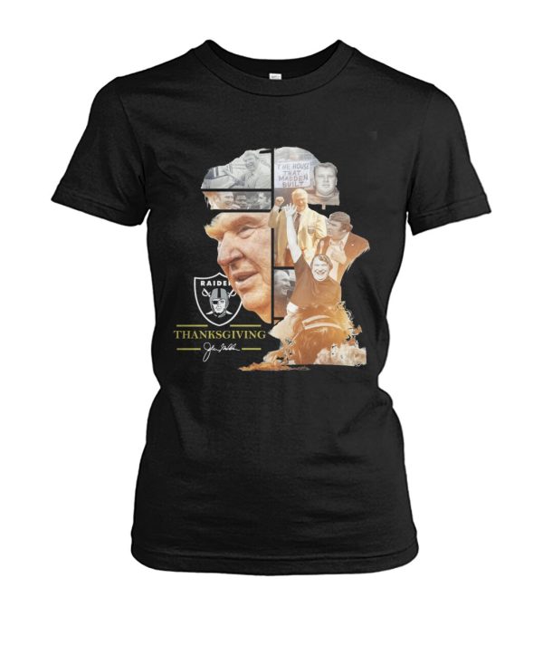 The House That John Madden Built Las Vegas Raiders Thanksgiving T-Shirt