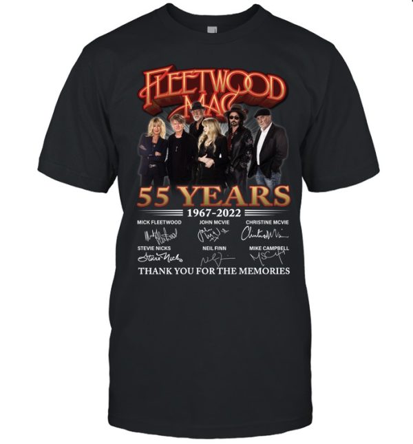 Fleetwood Mac 55 Years 1967 – 2022 T-Shirt