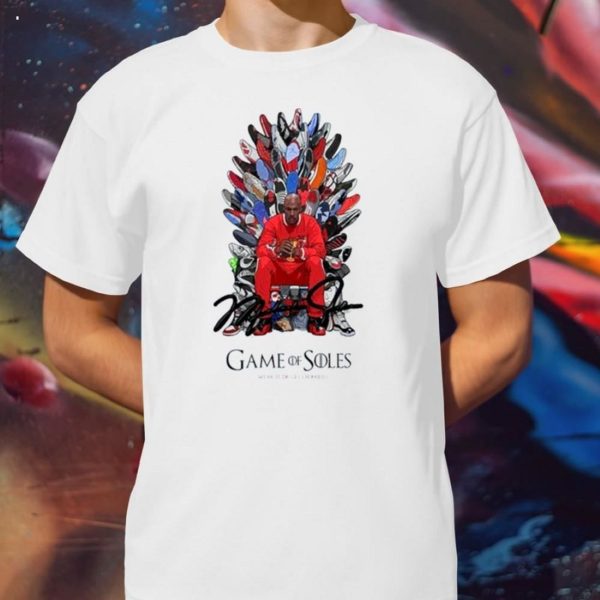 Game Of Soles Wear It Or Get Crumbled Michael Jordan Chicago Bulls NBA With His Signature T-Shirt