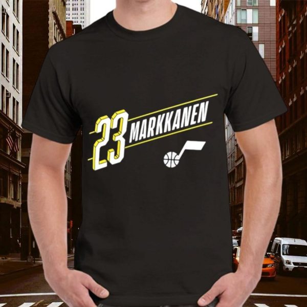 Lauri Markkanen Utah Jazz Full Court Press T-Shirt