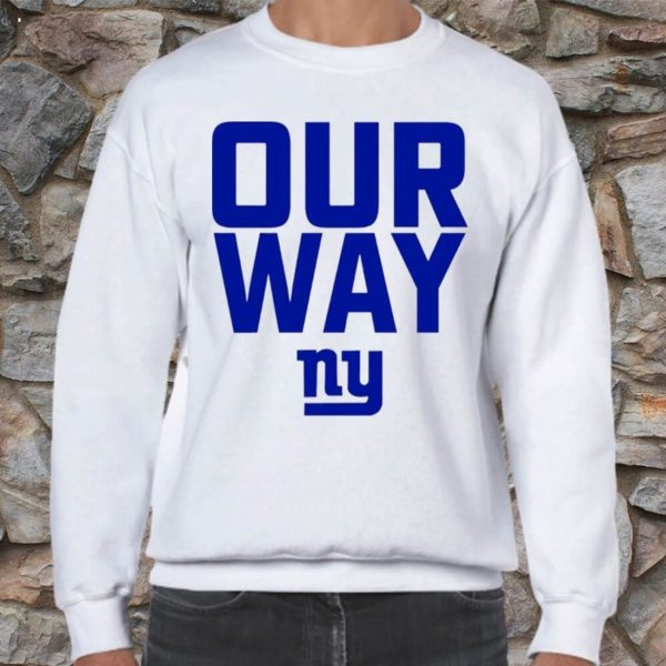 Pete Guelli Our Way New York Giants T-Shirt