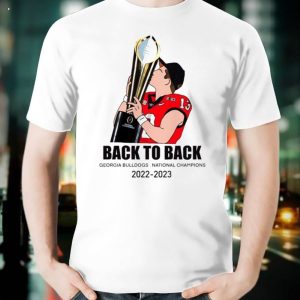 Stetson Bennett UGA back to back National champions 2021 2022 trophy T-Shirt