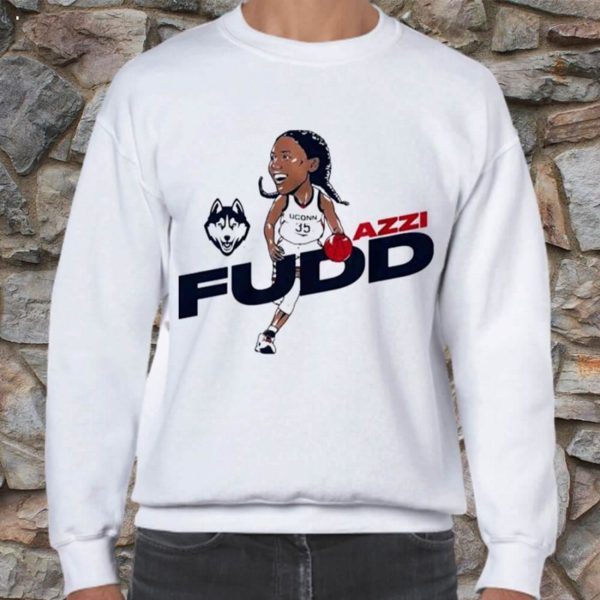 uConn Huskies Azzi Fudd caricature T-Shirt