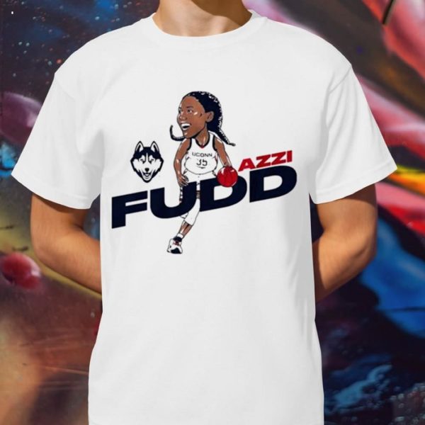 uConn Huskies Azzi Fudd caricature T-Shirt