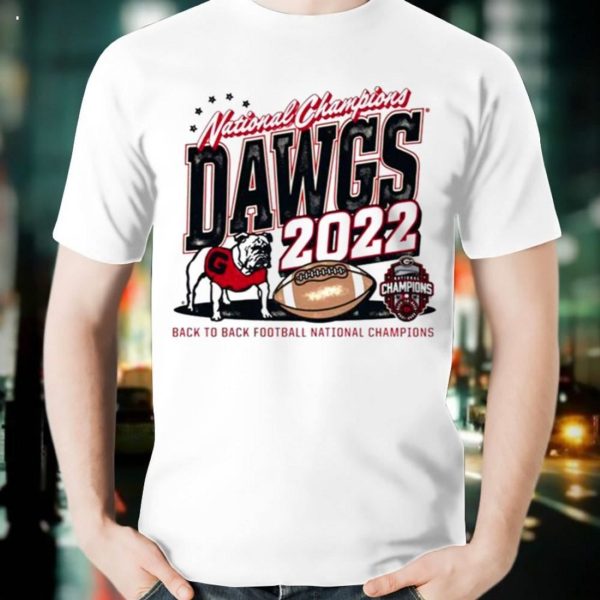 UGA 2022 Football National Champions Dawgs Back To Back Perfect Season T-Shirt