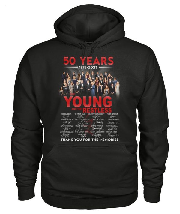 50 Years 1973 – 2023 The Young And The Restless Thank You For The Memories T-Shirt