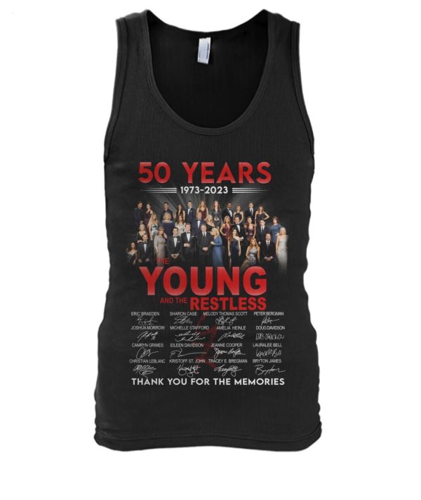 50 Years 1973 – 2023 The Young And The Restless Thank You For The Memories T-Shirt