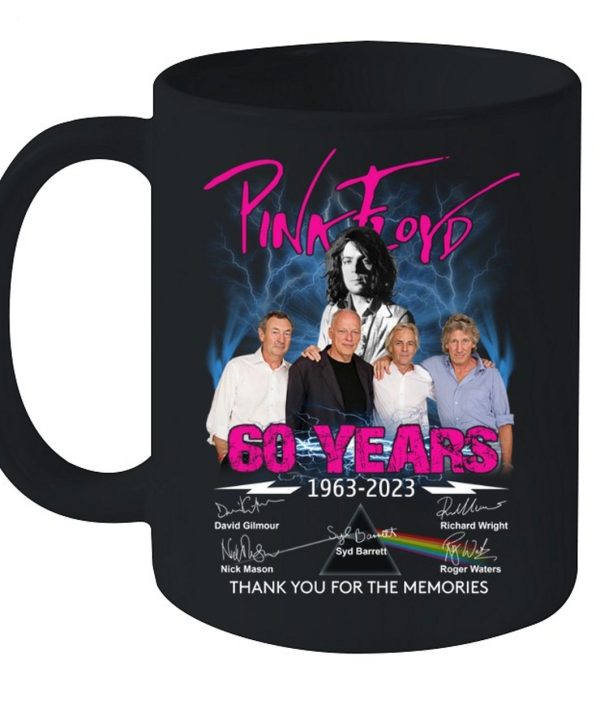 Pink Floyd 60 Years Of 1963 – 2023 Thank You For The Memories T-Shirt