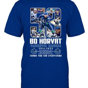 Bo Horvat Vancouver Canucks 2014 – 2023 Thank You For Everything T-Shirt