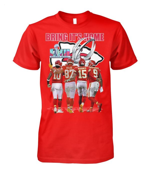 Kansas City Chiefs Bring It’s Home LVII Super Bowl T-Shirt