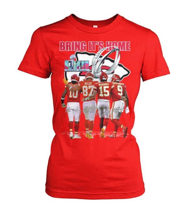 Kansas City Chiefs Bring It’s Home LVII Super Bowl T-Shirt