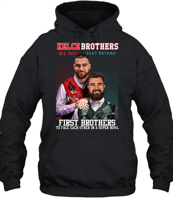 Kelce Brothers The First Brother Players To Face Each Other 2023 Unisex T-Shirt