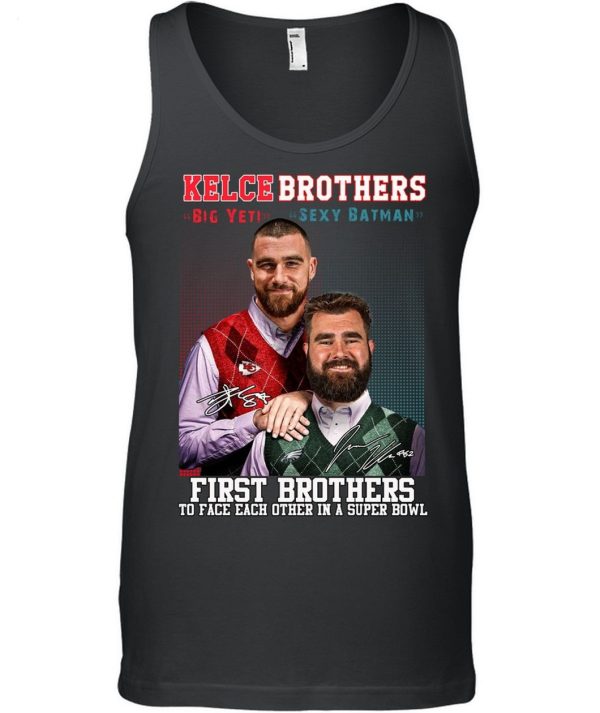 Kelce Brothers The First Brother Players To Face Each Other 2023 Unisex T-Shirt